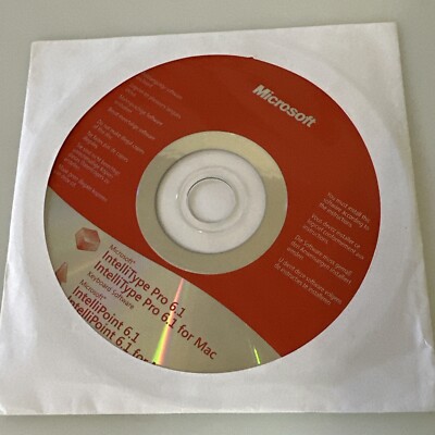Microsoft IntelliType Pro 6.1 - PC MAC CD-Rom Software