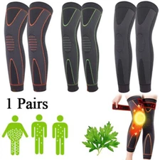 2X Self Heating Support Knee Pad Brace Extra Warm Belt Knee Massager Leg W 