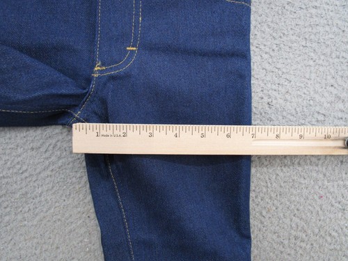 Vintage Lee Blue Straight Leg Denim Indigo Jeans Boys Youth Size 8 Slim NEW - Picture 8 of 12