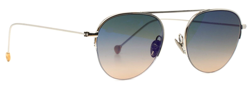 NATHALIE BLANC Otto 238 Palladium Gold Womens Gradient Sunglasses 49-19-142 - Picture 4 of 16