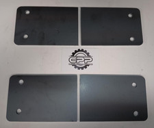 Post to Beam Connectors 4PCS, Straight Steel Flat Plate, Mending Plate 5mm Steel