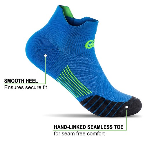 No Show Compression Socks for Men and Women Low Cut Running Ankle Socks with ... - Picture 4 of 7