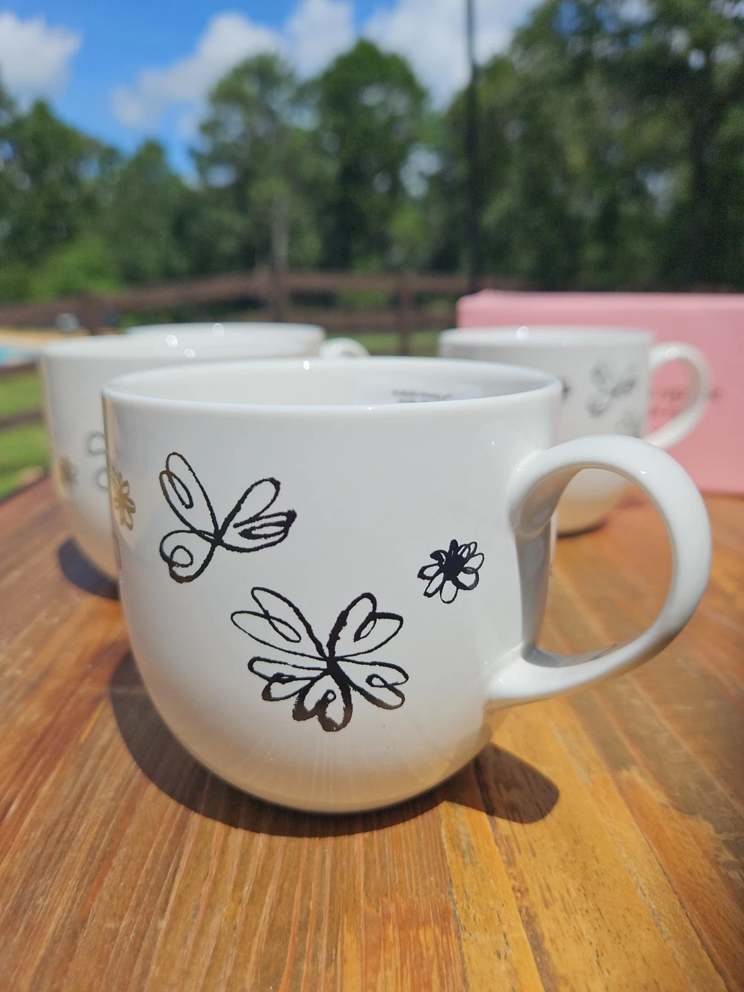 Kate Spade Garden Doodle Mug - Thumbnail 2