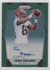 2017 Panini Prizm Rookie Auto Green Prizm Josh Malone #RA-JML Auto i6j