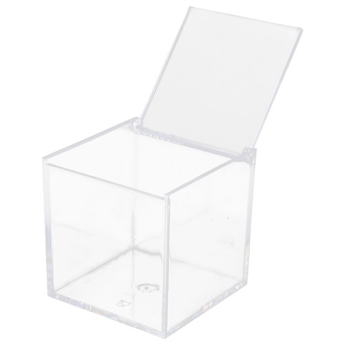 Small Candy Box Clear Boxes Square Cube Decorative Box Party Storage Box - Picture 11 of 12