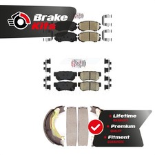 Front Rear Ceramic Disc Brake Pads Kit For 2005-2009 Hyundai Tucson 4WD