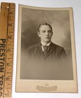 Rare Antique ID'd WPI Football Player & Company Founder Cabinet Card Photo Sport — photo 6