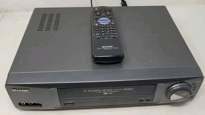 Sharp VC-H954U 4-Head Hi-Fi Stereo VHS VCR w/ Remote Tested Working