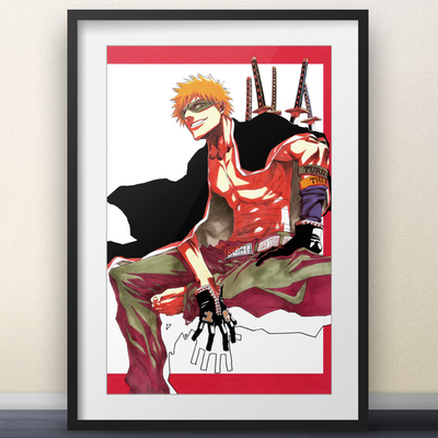 Bleach 2004 Ichigo Art by Tite Kubo - 11x17