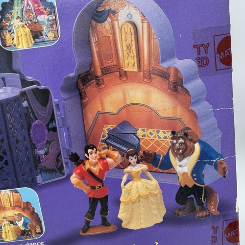 VTG Disney's Beauty & Beast ONCE UPON A TIME Toy PLAYSET MATTEL #5110 Sealed New - Picture 7 of 11