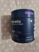 PetLab Co. Probiotic Chew Pork Flavor Soft Chews Gut Health exp 10/26