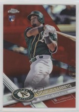 2017 Chrome Update Target Exclusive Red Refractor 3/25 Franklin Barreto a8r