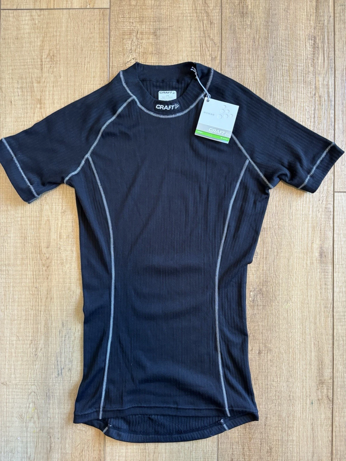 Craft Active Short-Sleeve Baselayer - Women’s Large, New W/tags