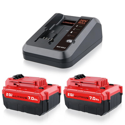 Vanttech 2Pack Pcc685L 7.0Ah Replacement For Porter Cable 20V Battery Pcc692L