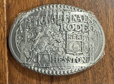 1998 Hesston National Finals Rodeo NFR Adult Belt Buckle