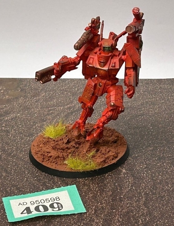 Warhammer 40k Tau Empire Battlesuit Commander  Assembled And Painted
