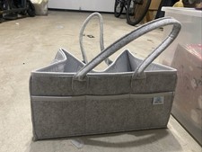 Infinite LotusBaby Diaper Caddy Organizer Portable Diaper Caddy Gray