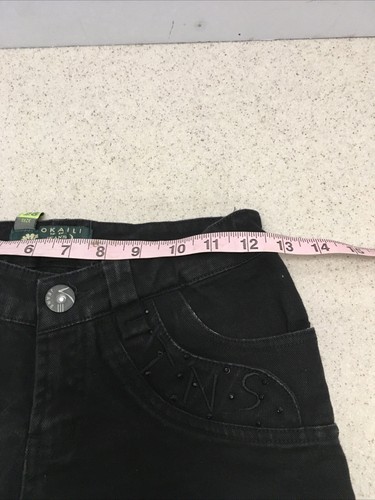 jeans rock revival nero donna Hai Kai skinny taglia 26 OKILI USATO IN OTTIME CONDIZIONI - Foto 17 di 17