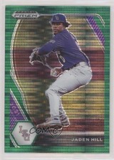 2021 Panini Prizm Draft Picks Green Pulsar Prizm Jaden Hill #PDP44 0o1