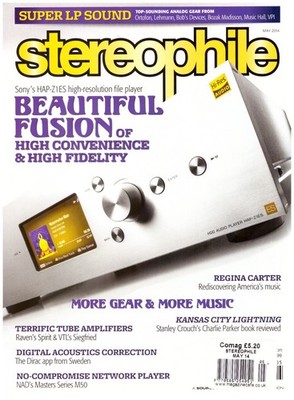 Stereophile Vol.37 No.5, May 2014: SONY HAP-Z1ES HIgh-Res Music Player
