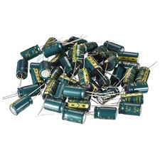 Aluminum Radial Electrolytic Capacitor Low ESR Green 1000UF 25V 10x17mm 50pcs