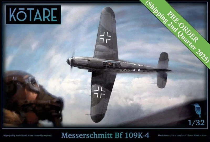 Kotare models 32009 - 1:32 - Messerschmitt Bf 109K-4 - Neu