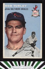 1954 Topps #85 Bob Turley GD m