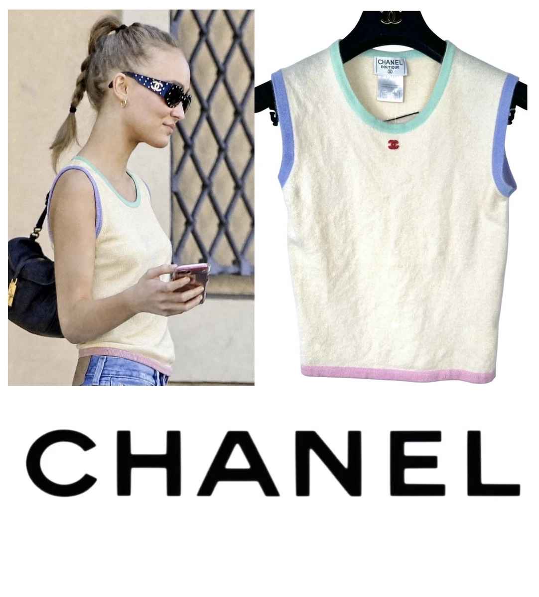 CHANEL Sleeveless Tops for Women for sale | eBay