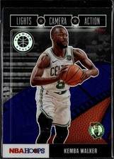 2019-20 Hoops Premium Stock #14 Kemba Walker Lights Camera Action Purple