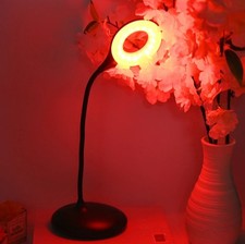 Red Light Rechargeable LED Table Lamp - block blue light, sleep better 