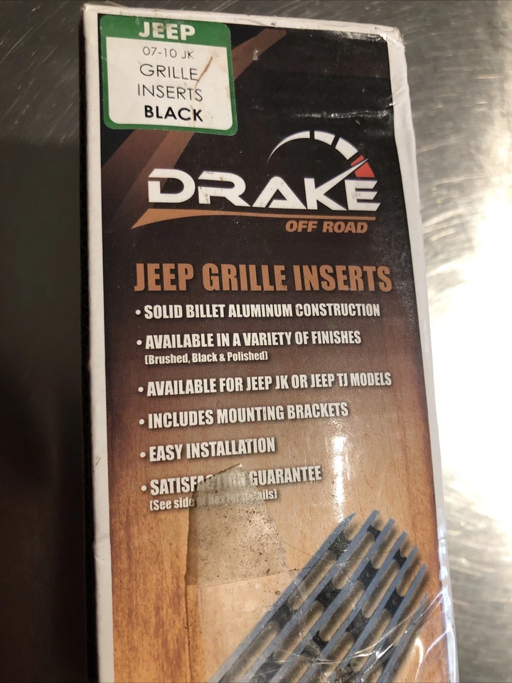 Jeep JK Wrangler parrilla inserto (negro) Renegade Sport Rubicon Overland 2007-2010 Foto 2 de 4