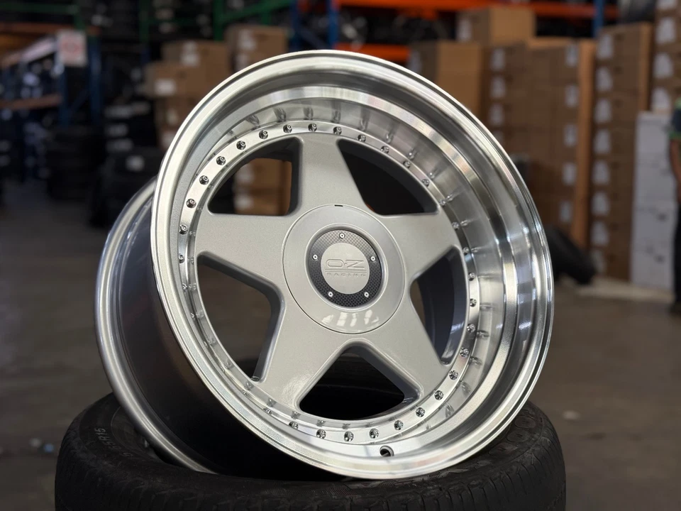 Nuevo 17x8,5 17x9,5 OZ Futura Classic (4 ruedas) 5x112 Mercedes R129 R107 W126 Foto 3 de 4