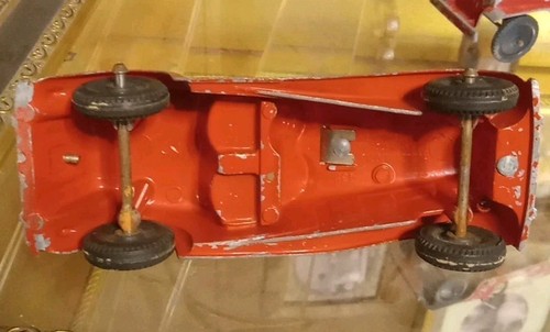 Vintage Hubley Kiddie Metal Red MG Toy Car 5 1/2 In MADE IN USA - Picture 5 of 6