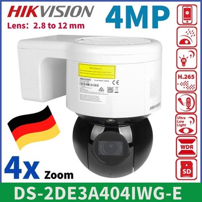 Hikvision DS-2DE3A404IWG-E 4MP DarkFighter WDR 4x Zoom IR Mini Dome IP Kamera DE