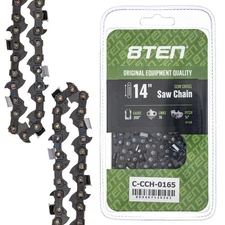 8TEN Semi Chisel Chainsaw Chain 14 Inch .050 1/4 76DL