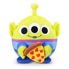 Snackles Disney 14-inch Plush (Alien) by ZURU, Plush with Snack Accessory