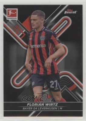 2021-22 Topps Finest Bundesliga Black Refractor 134/199 Florian Wirtz #108 12b5