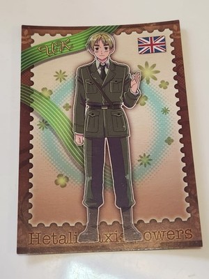 Hetalia Axis Powers APH Frontier Works Character Card 05 5 UK United Kingdom