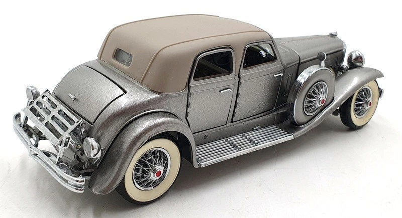 Franklin Mint escala 1/24 6525Q - 1933 Duesenberg SJ veinte grandes plata/gris Foto 3 de 4