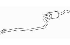 Quality Centre Exhaust Middle Silencer for Ford Puma MHA/MHB 1.7 (1997-2003)