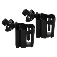 2pcs Wheelchair Phone Holder Cup Holder Mount Drink Bottle Brackets 