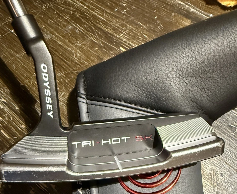 Putter Odyssey Tri-Hot 5K Two 35" Excelente -Pistola 1.0 SuperStroke - H/C Foto 2 de 4