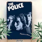 Vintage The Police Music Band Poster -Tin Metal Signs Home Décor 8x12