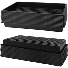 20 Pack 1020 Trays No Drain Holes 20" x 10" Extra Thick Heavy Duty Seed Starting