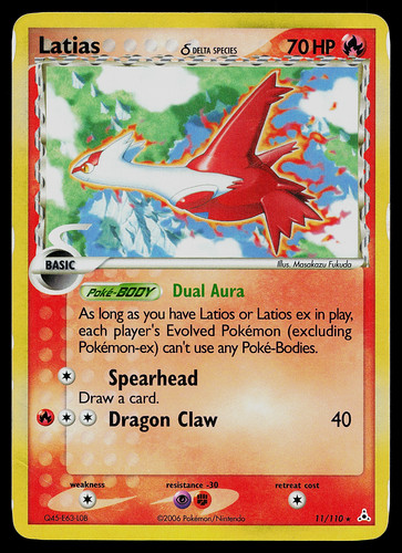 Pokemon Card Holon Phantoms Latias 11/110 Holo Rare