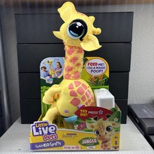 Little Live Pets Gotta Go Giraffe Gigi Interactive Plush Toy NEW