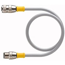 1PC TURCK RK 4.4T-4-RS 4.4T Cordset, M12 Male to M12 Female, Gray, 4 cond., 4 m
