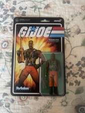GI JOE Reaction Super7 ROADBLOCK Heavy Machine Gunner ReAction Figure Cartoon