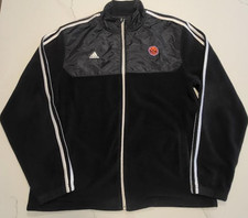 Adidas New York Knicks NBA basketball full-zip Black jacket Size XL - Old School