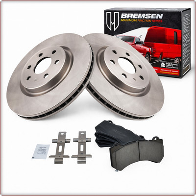 2x BREMSSCHEIBEN + BREMSKLÖTZE VORNE FÜR DODGE DURANGO 2018 - 2020 SRT